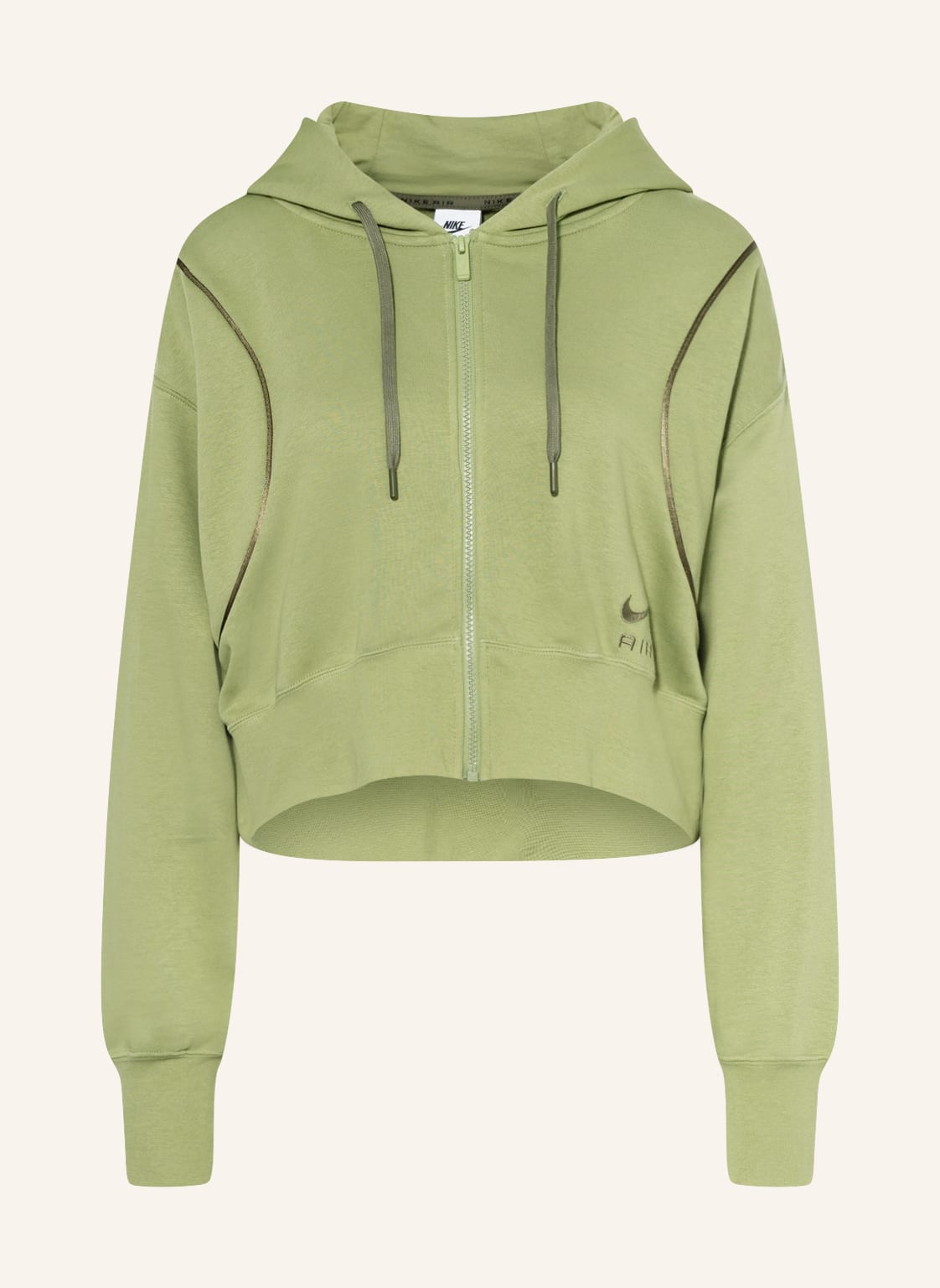 Image of Nike Oversized-Sweatjacke Nike Air gruen