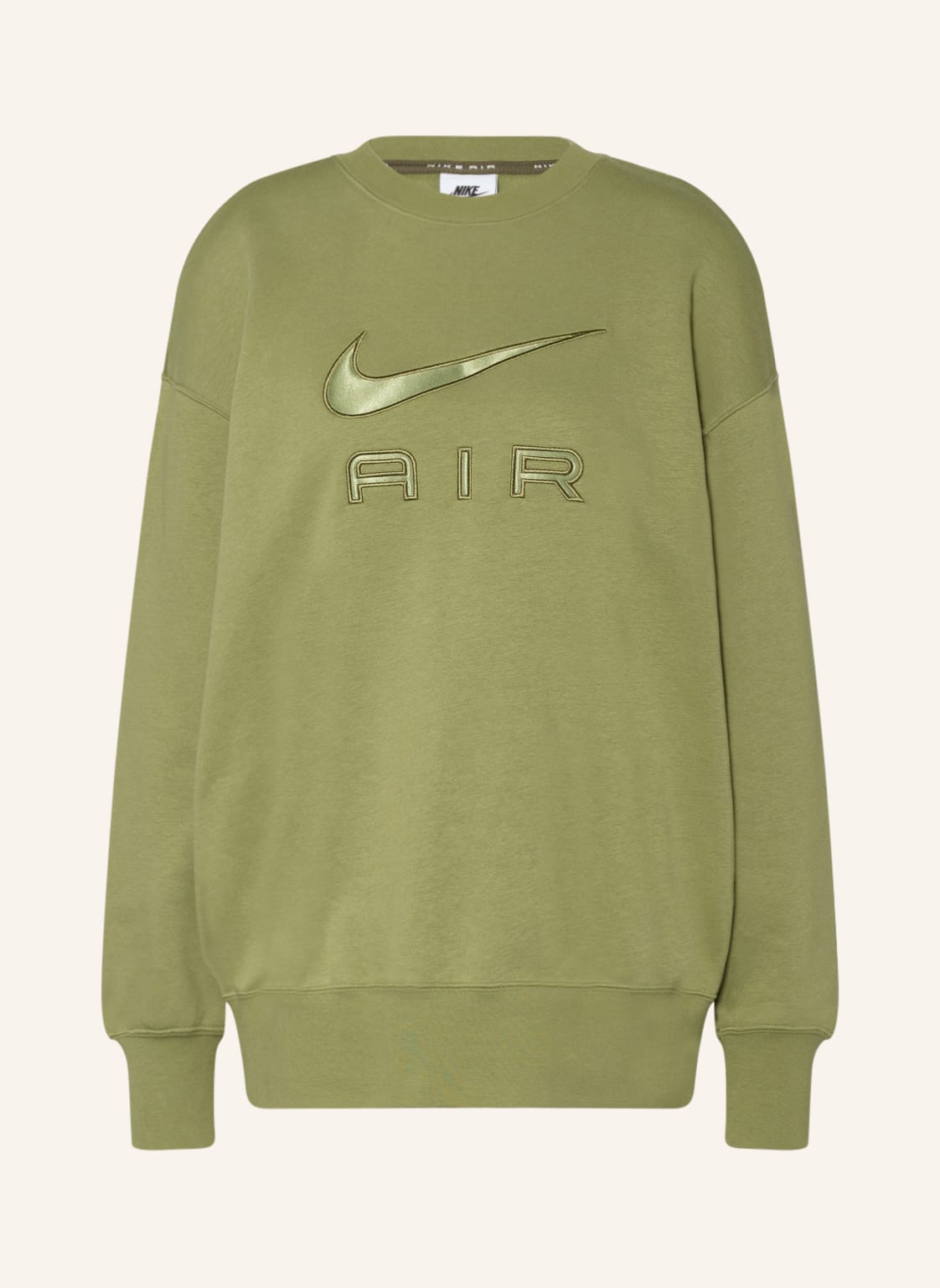 Image of Nike Sweatshirt Air gruen