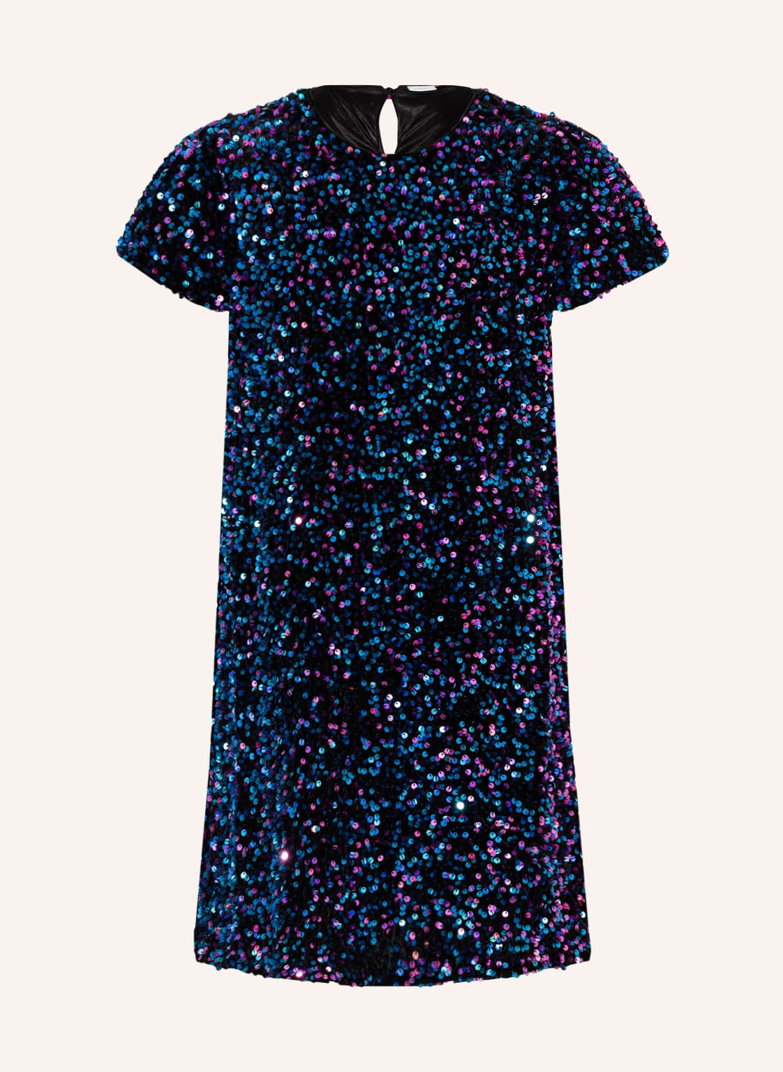 Image of Name It Samtkleid Mit Pailletten schwarz