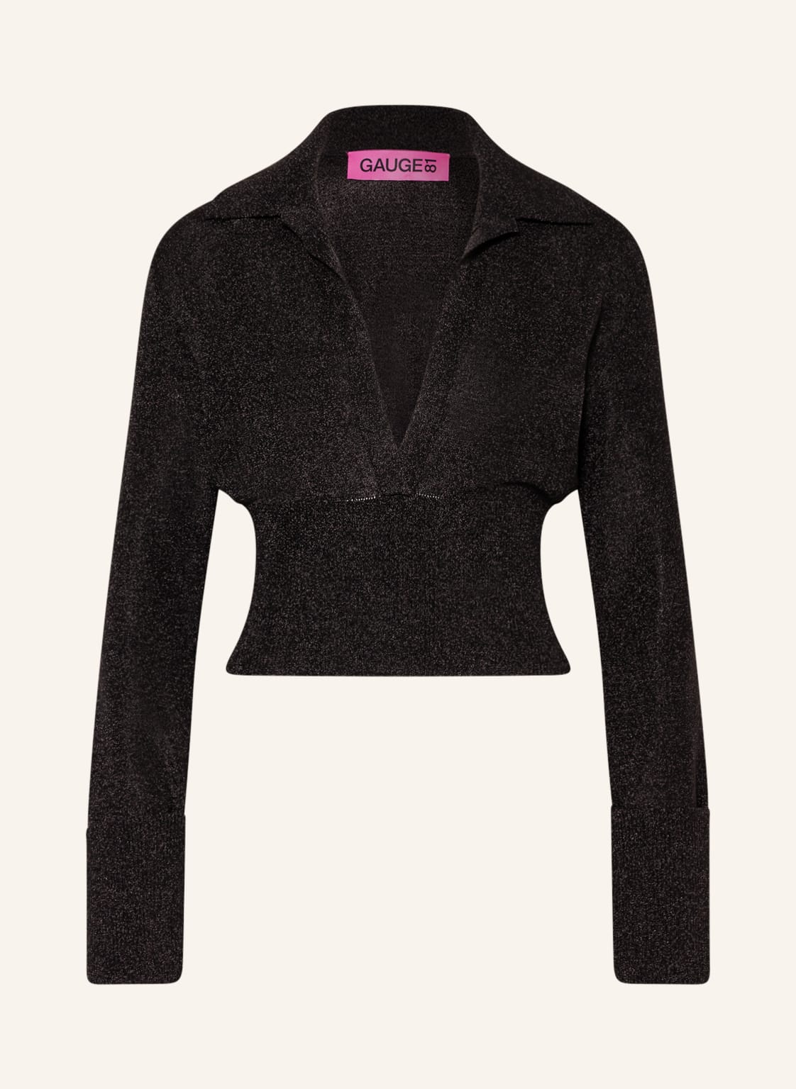 Image of gauge81 Pullover Arendal Mit Glitzergarn schwarz