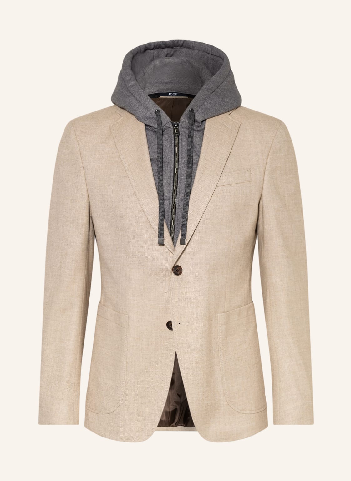 Image of Joop! Anzugsakko Havardy Extra Slim Fit Mit Abnehmbarer Blende beige
