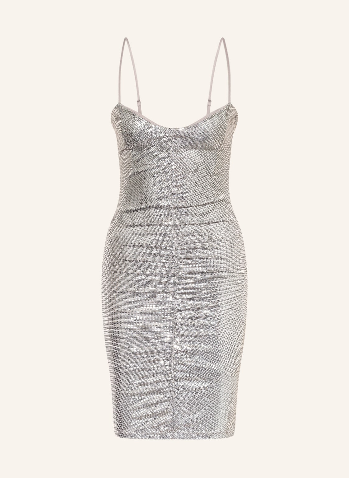 Image of Gina Tricot Kleid Sunny Mit Pailletten silber