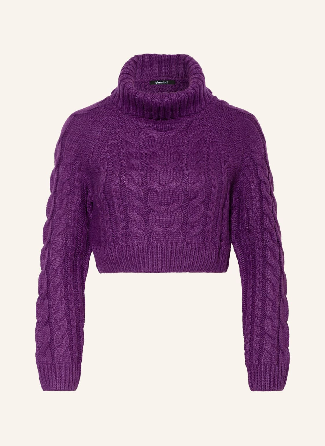 Image of Gina Tricot Cropped-Pullover Mika violett