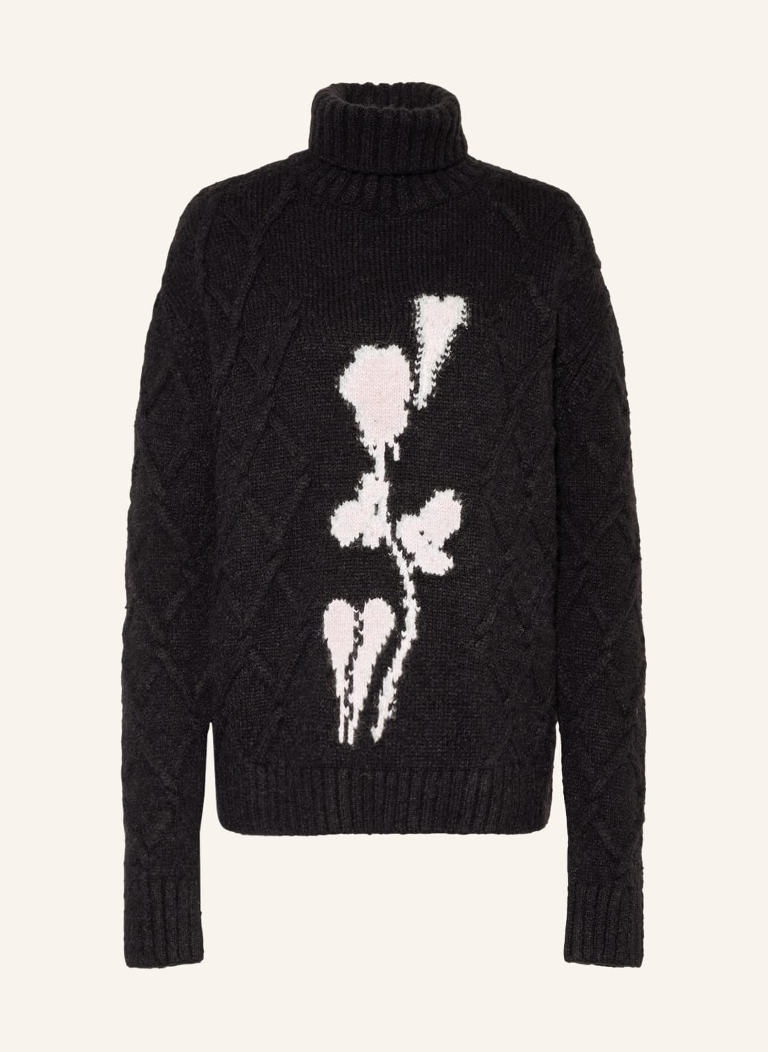 Image of Bernadette Rollkragenpullover Olympia Mit Alpaka pink