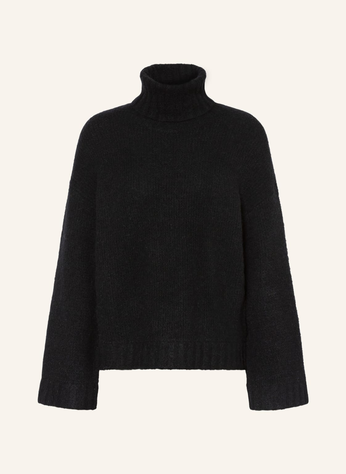 Image of Gestuz Rollkragenpullover Alphagz Mit Alpaka schwarz