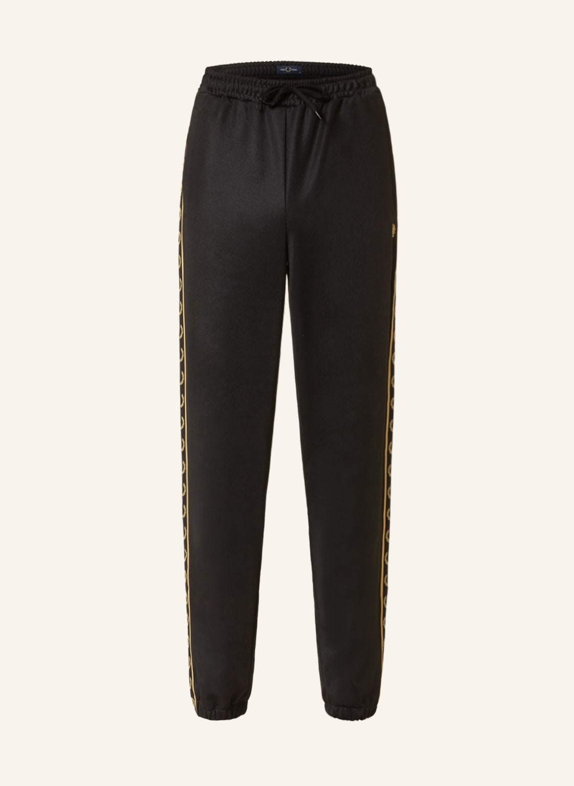 Image of Fred Perry Track Pants Mit Galonstreifen schwarz