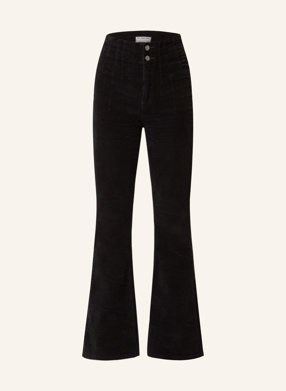 Image of Free People Cordhose Jayde schwarz