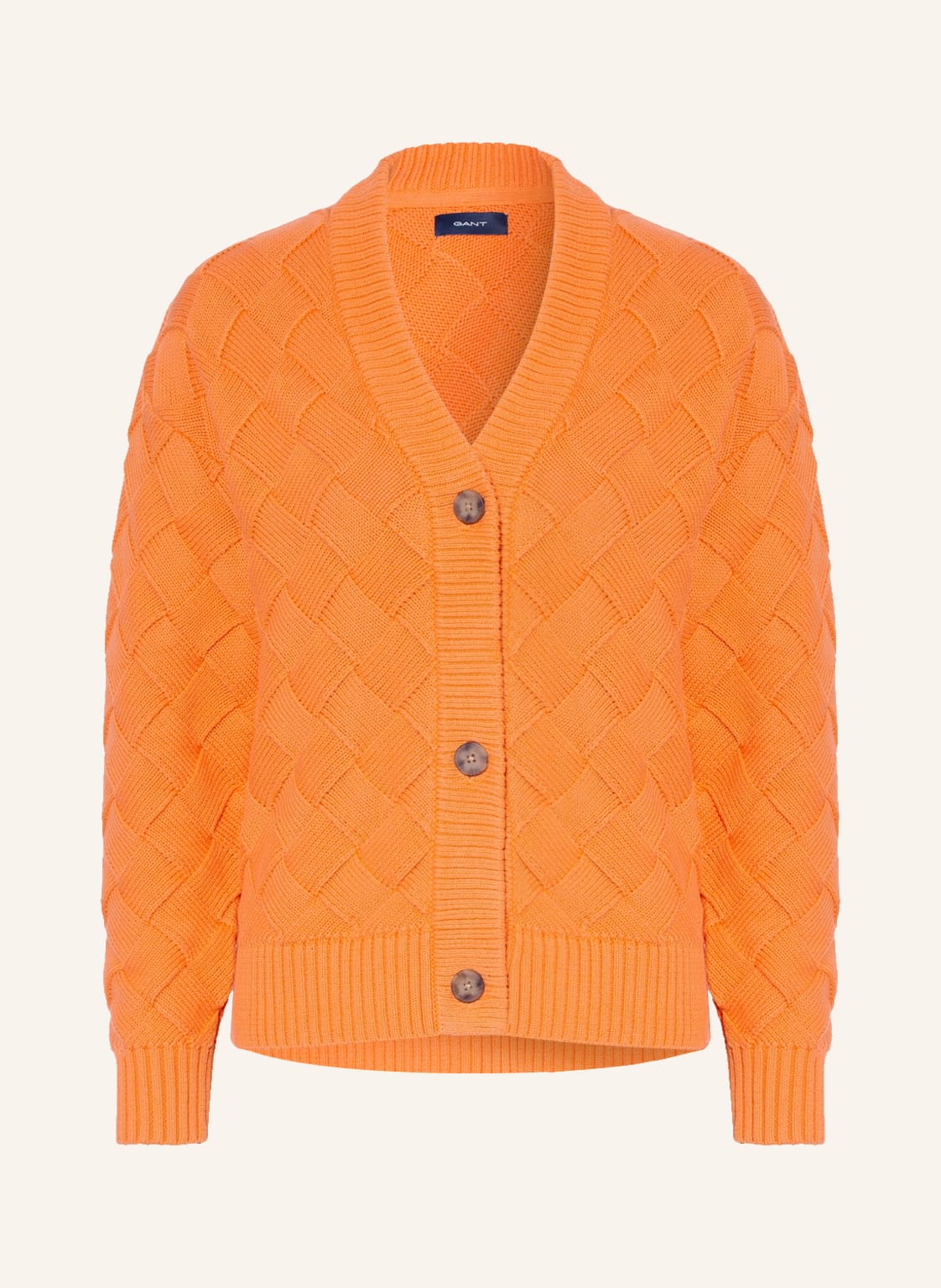 Image of Gant Strickjacke orange