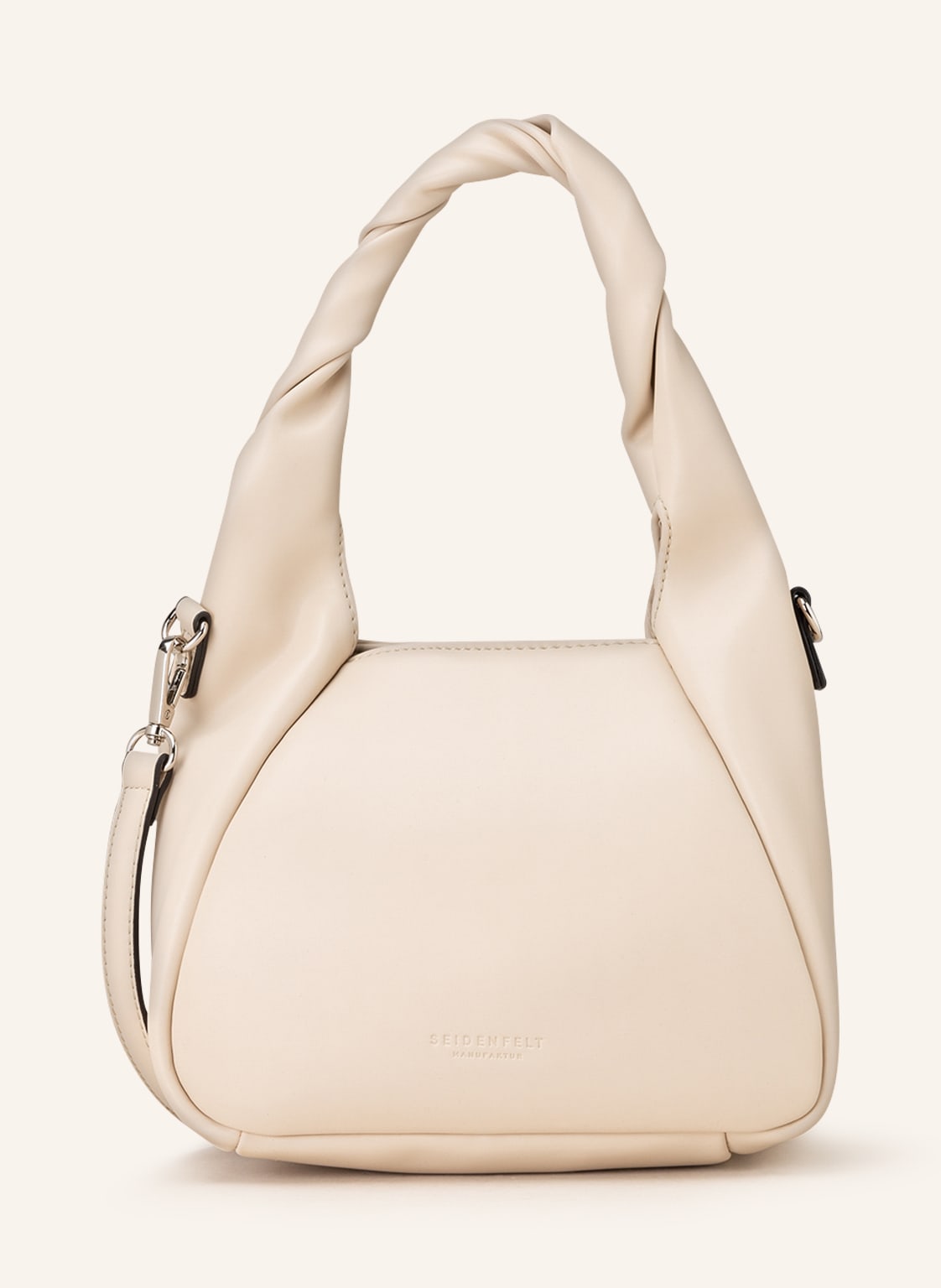 Image of Seidenfelt Handtasche Fare weiss