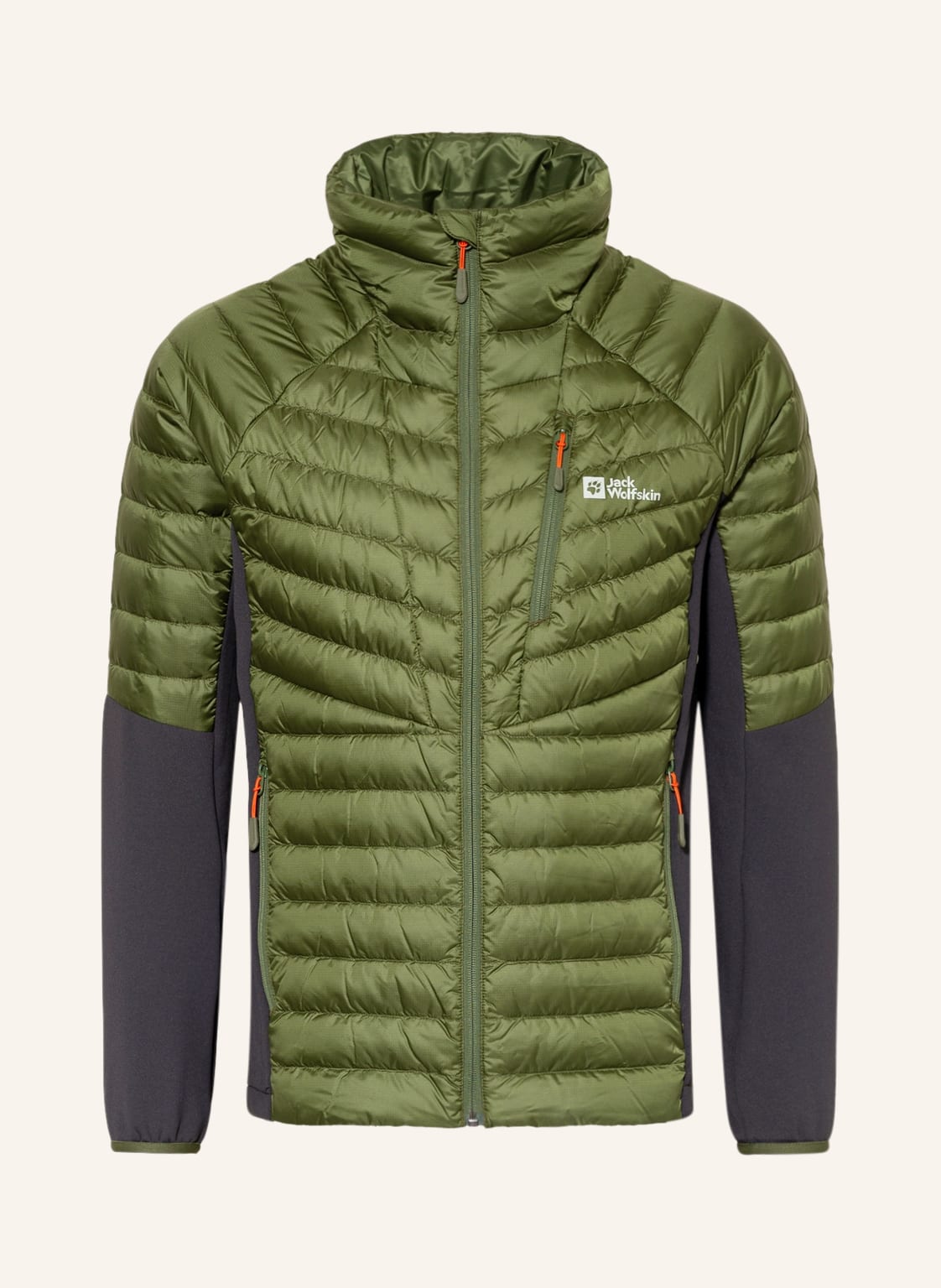 Image of Jack Wolfskin Hybrid-Daunenjacke Nebelhorn gruen