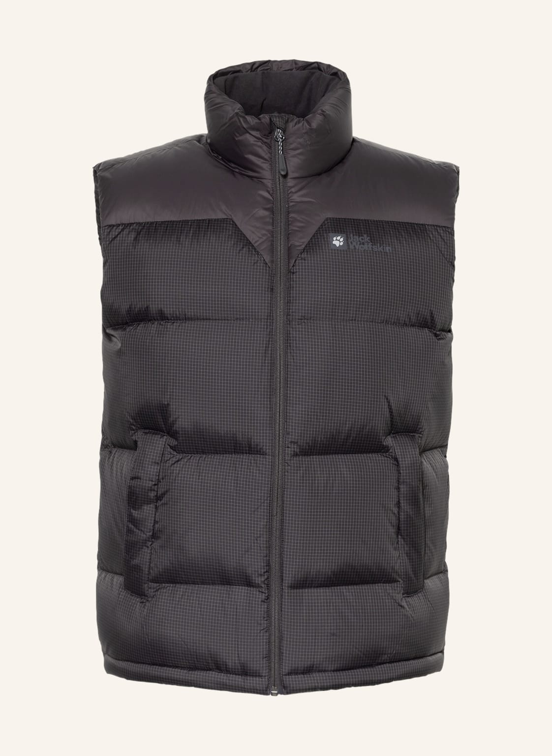 Image of Jack Wolfskin Daunenweste Tundra grau