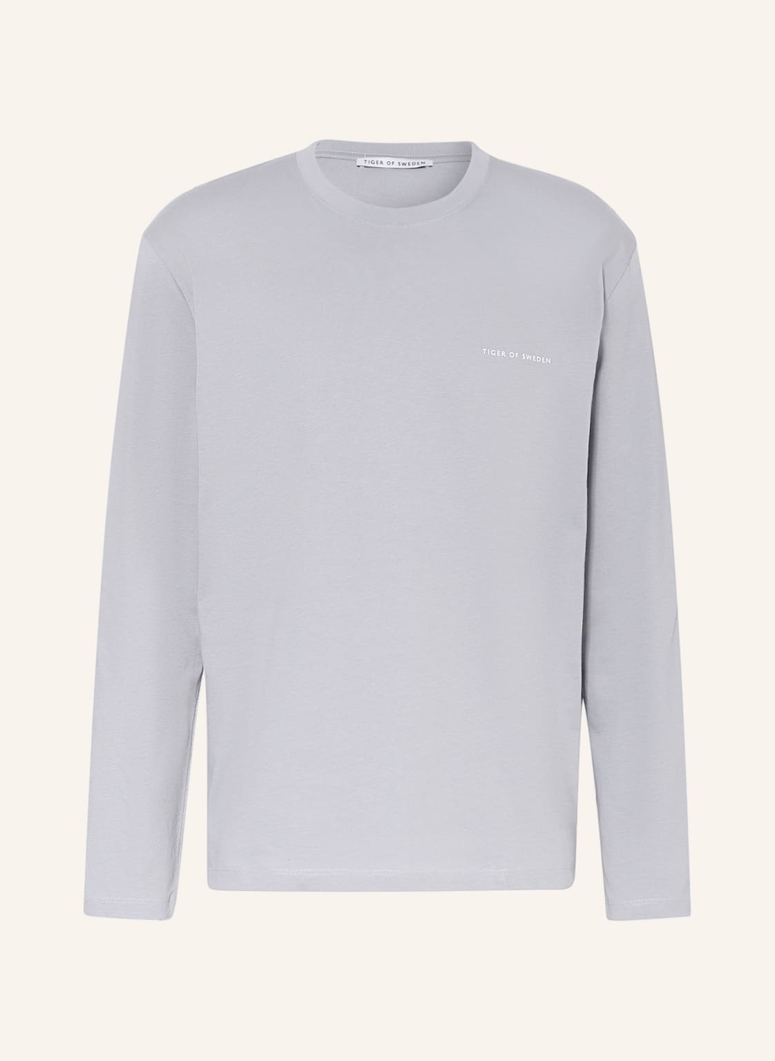 Image of Tiger Of Sweden Longsleeve Pro grau