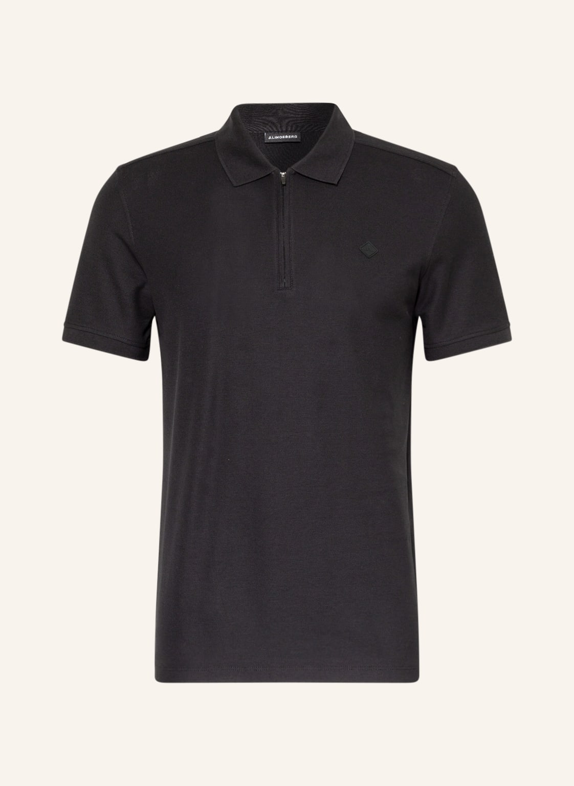 Image of J.Lindeberg Piqué-Poloshirt Arlo schwarz
