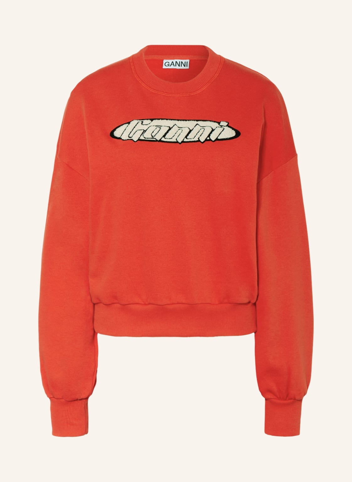 Image of Ganni Sweatshirt rot
