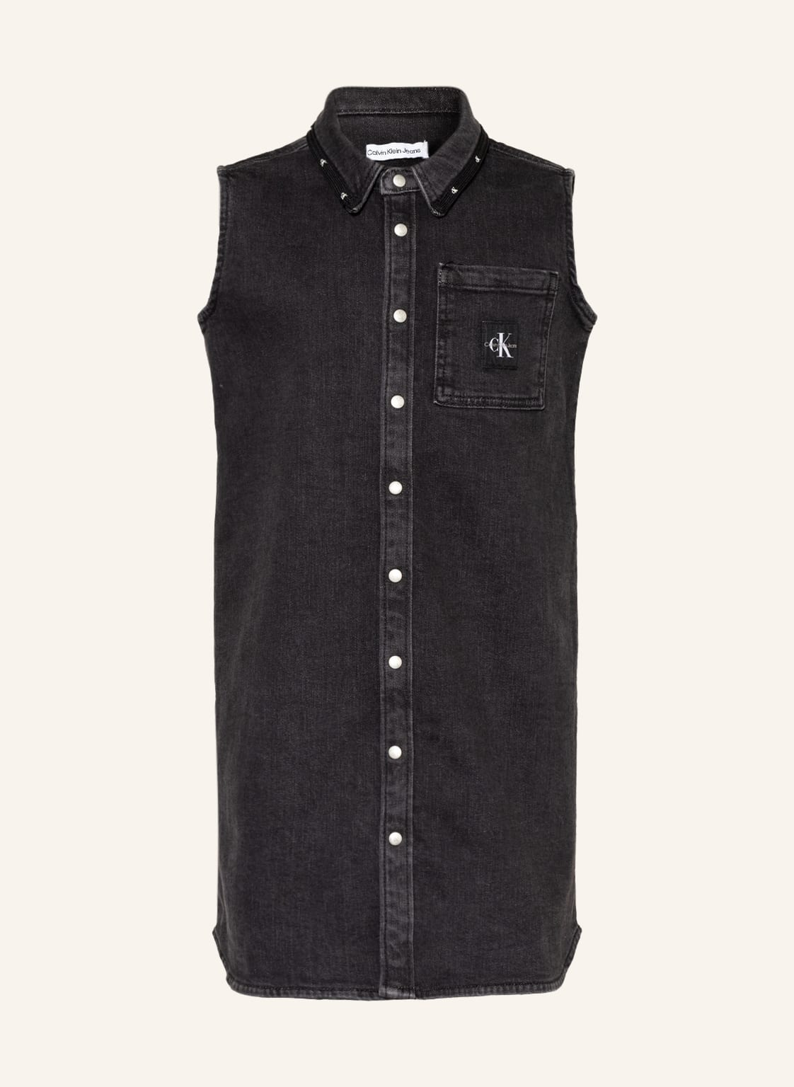 Image of Calvin Klein Jeanskleid schwarz