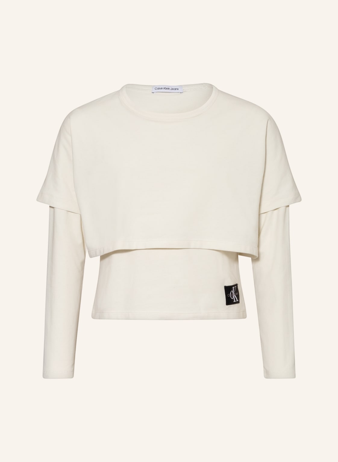 Image of Calvin Klein Longsleeve weiss