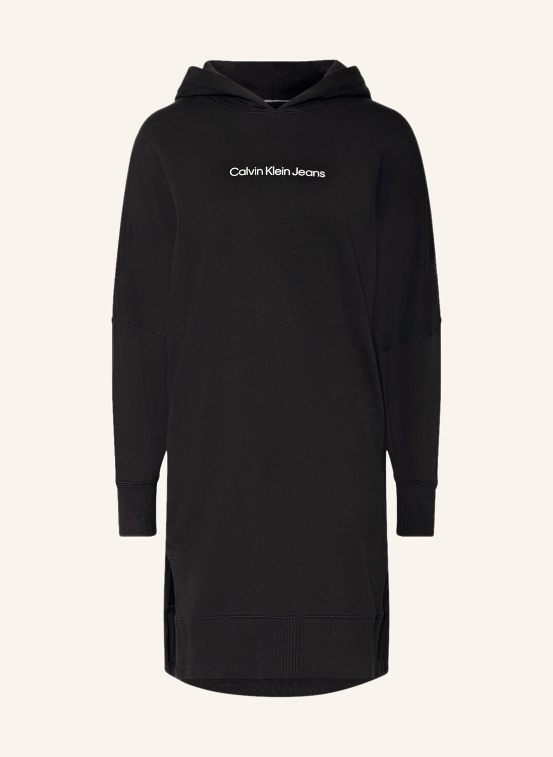 Image of Calvin Klein Jeans Hoodie-Kleid schwarz