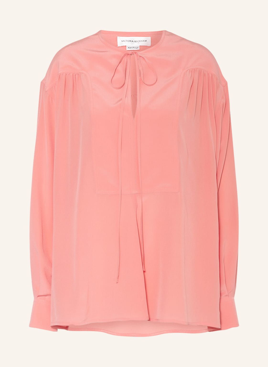 Image of Victoriabeckham Blusenshirt Aus Seide rosa