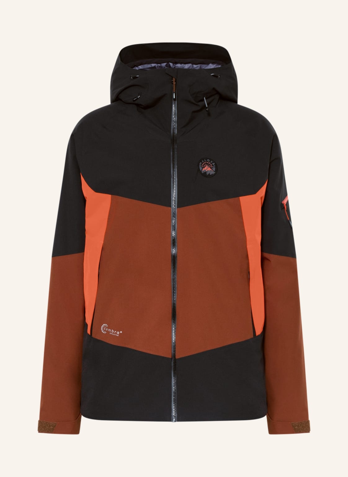 Image of Maloja Skijacke Hallimaschm. braun