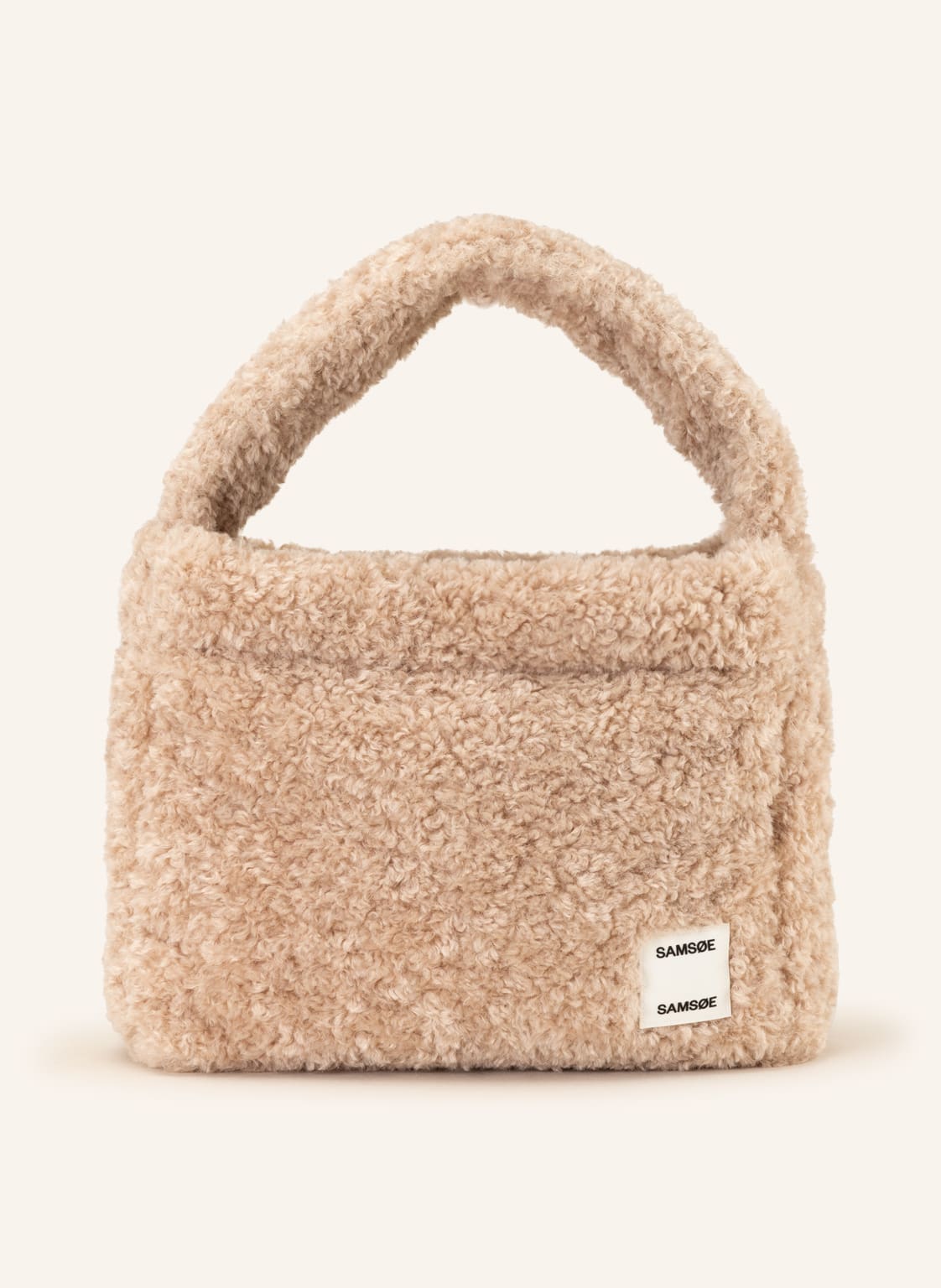 Image of Samsøe Samsøe Teddyfell-Shopper beige