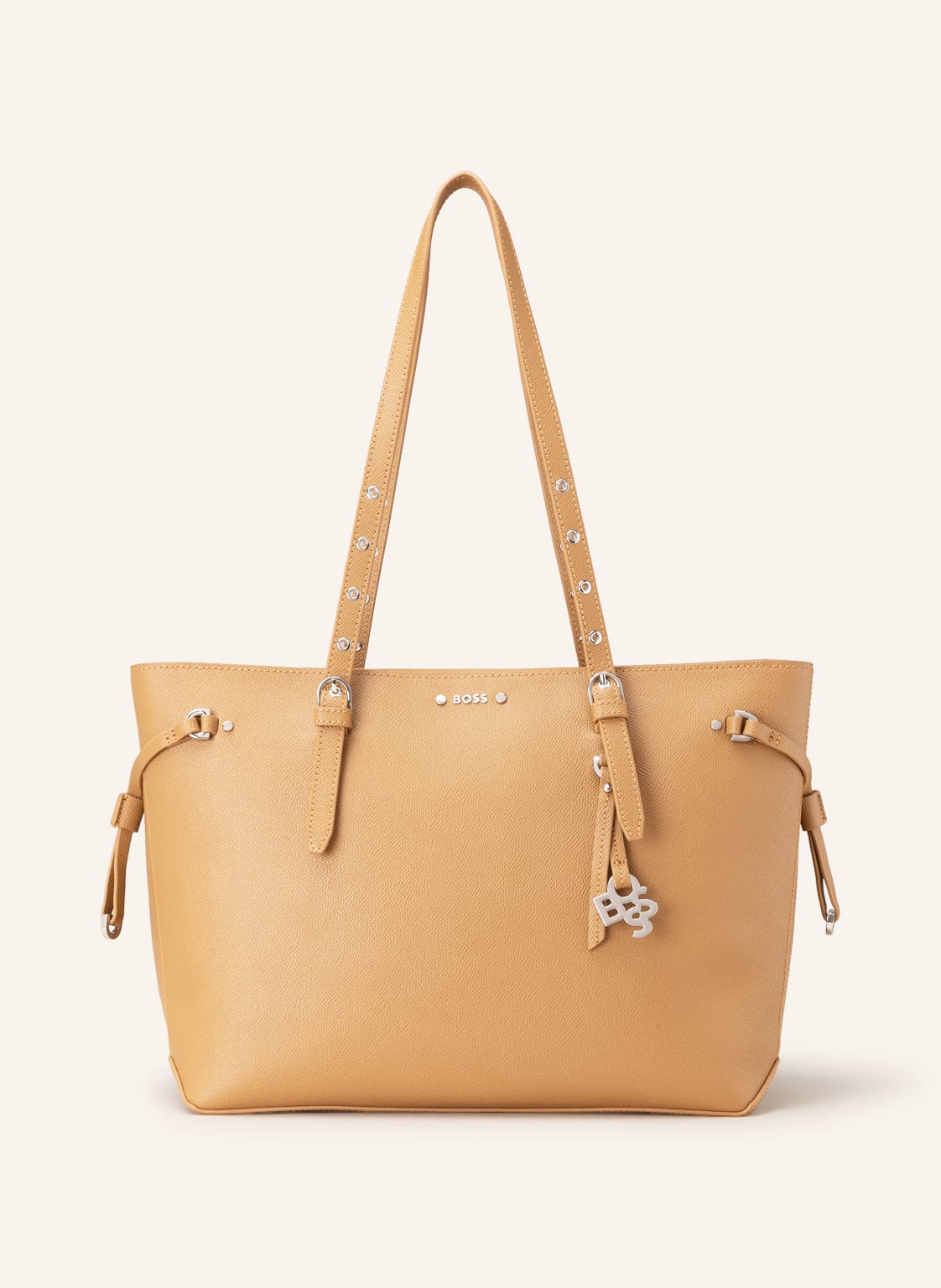 Image of Boss Saffiano-Shopper Cindy beige