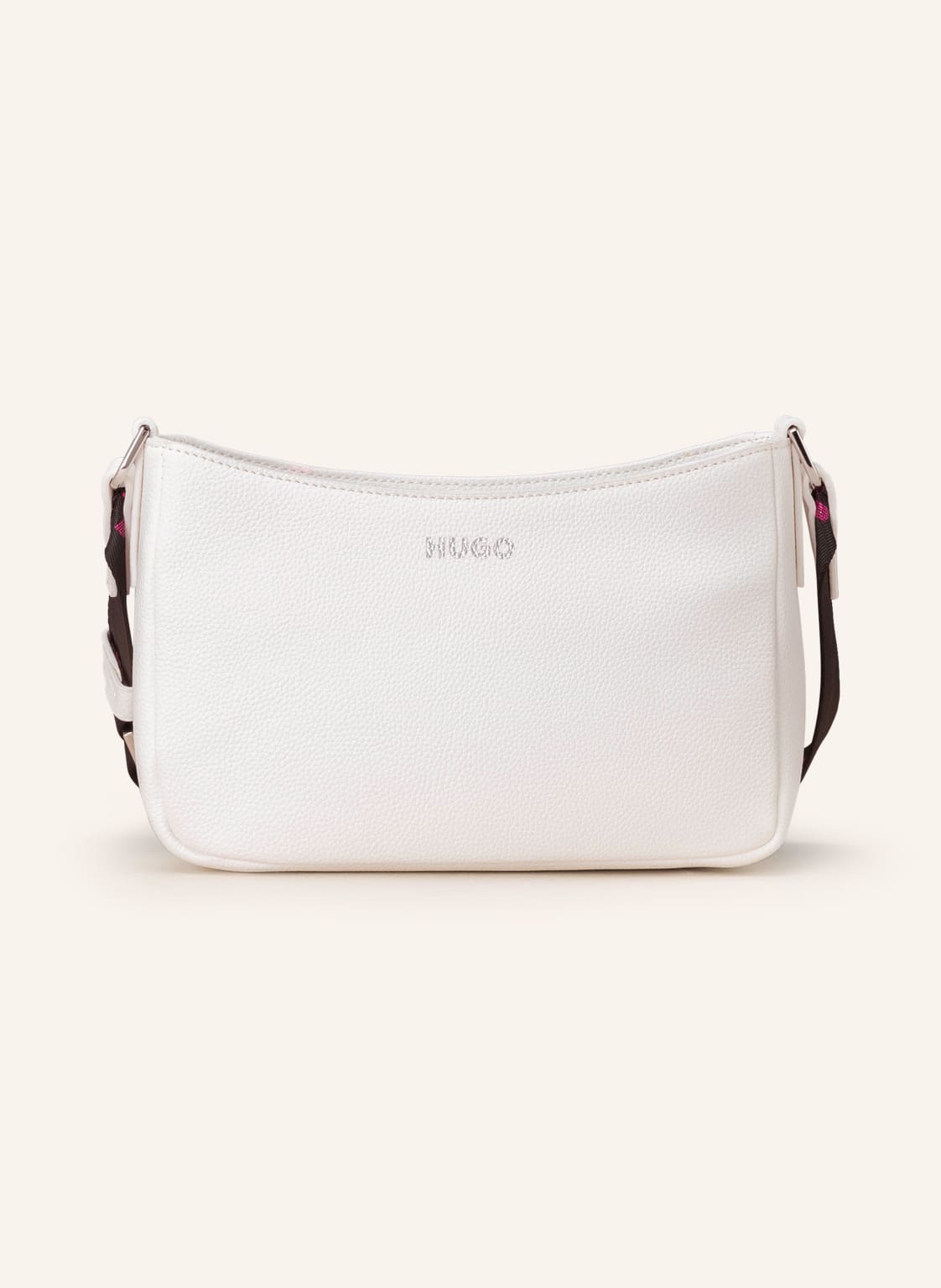Image of Hugo Schultertasche Logostrap beige