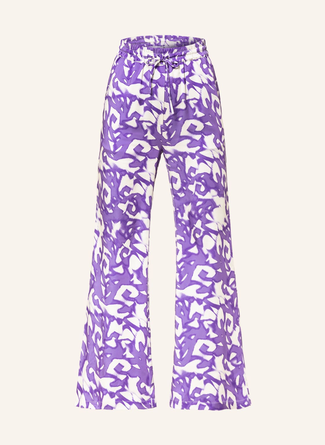 Image of Edited Bootcut-Hose Stina violett