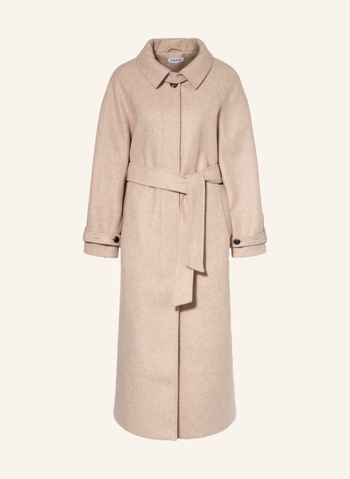 Image of Edited Oversized-Mantel Ekaterina beige