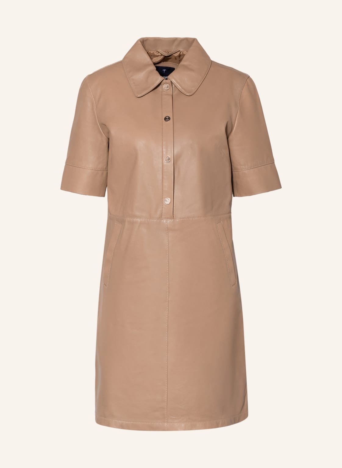 Image of Joop! Lederkleid braun