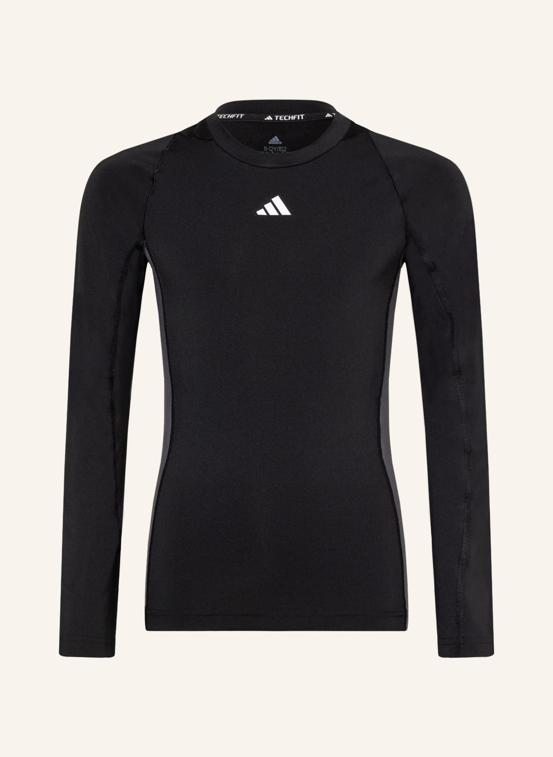 Image of Adidas Longsleeve Techfit schwarz