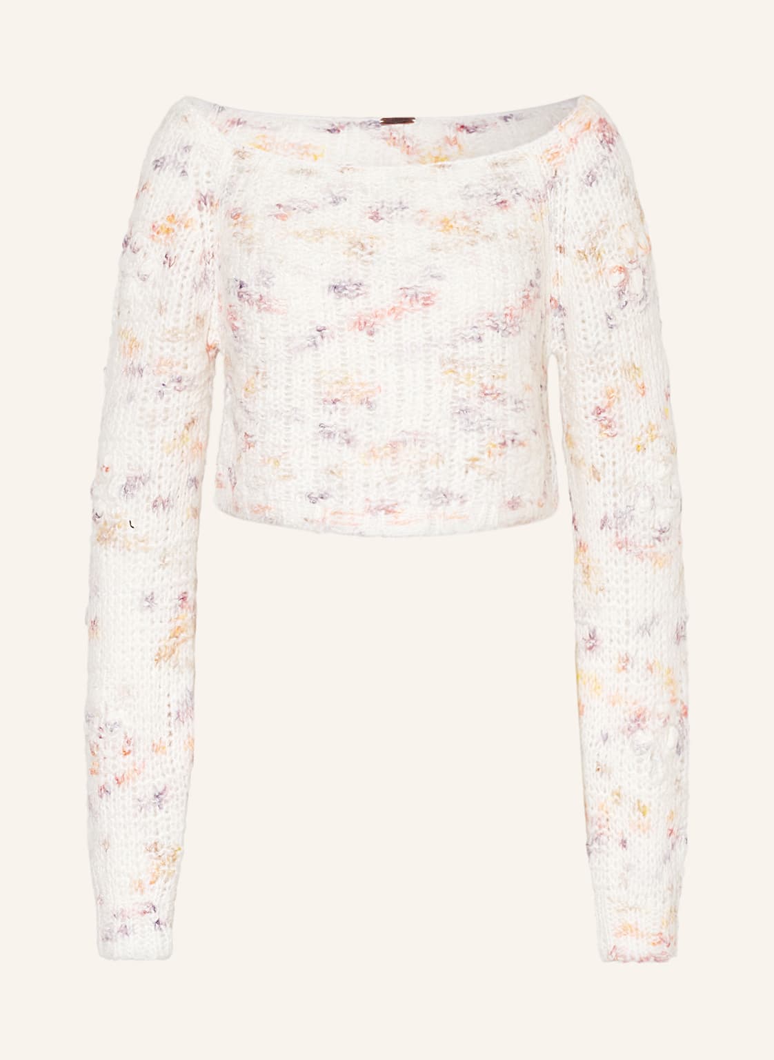 Image of Free People Cropped-Pullover Sunset Cloud weiss