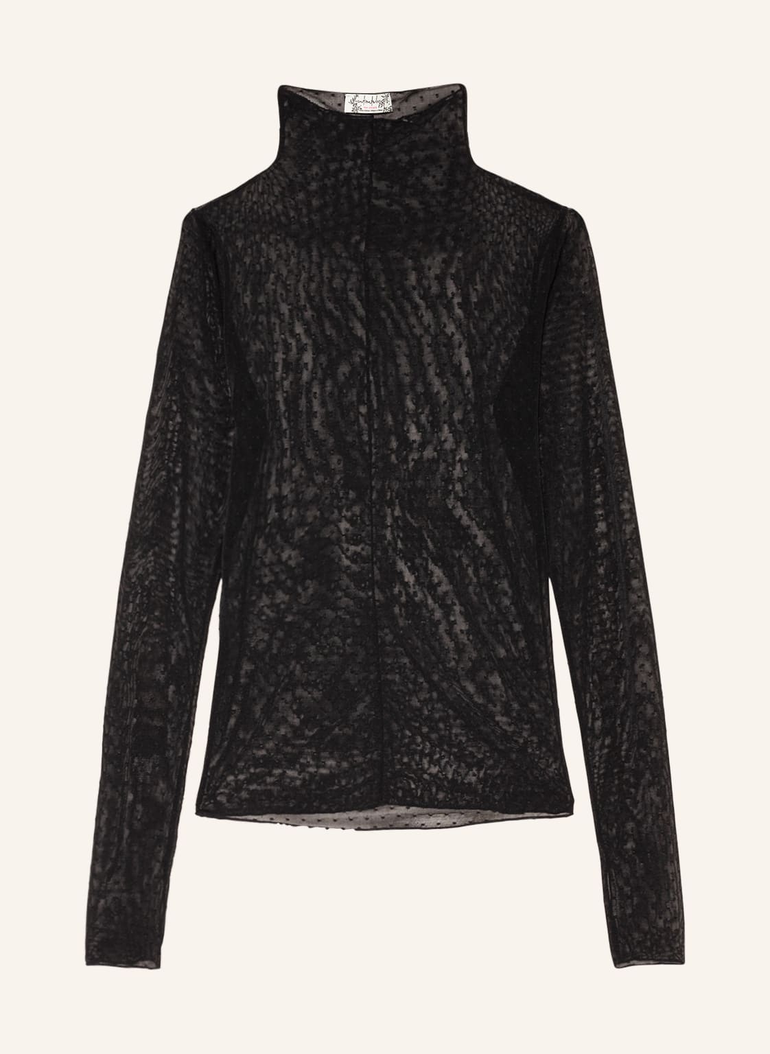 Image of Free People Longsleeve On The Dot schwarz