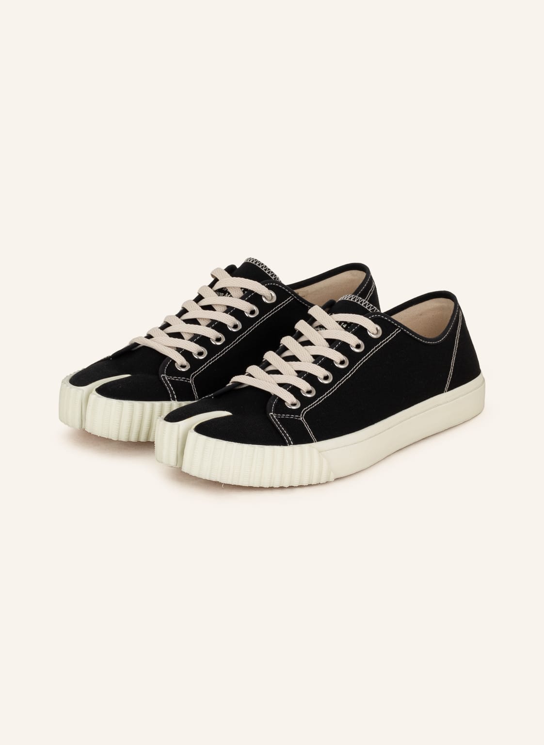Image of Maison Margiela Sneaker Tabi schwarz