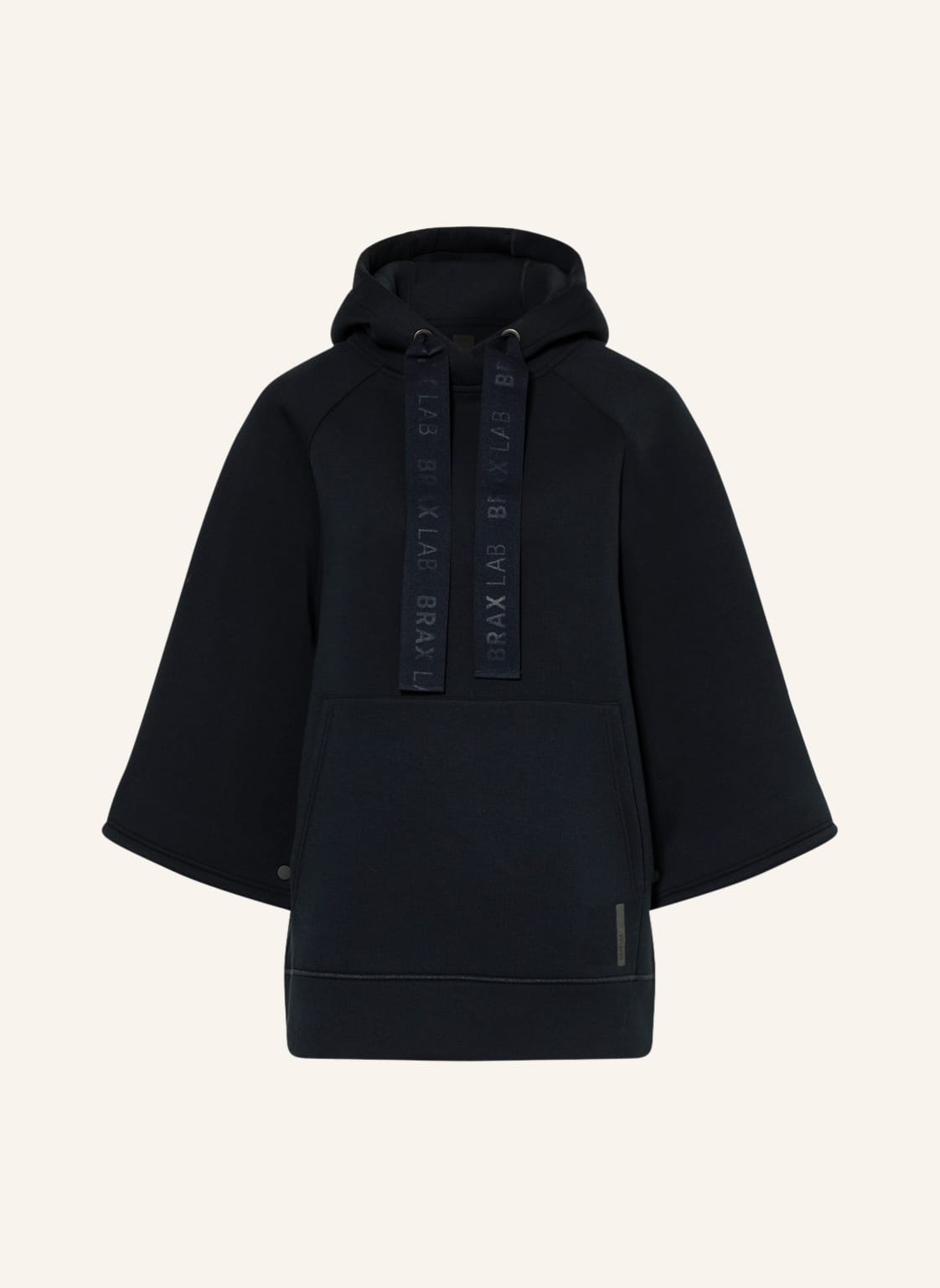 Image of Brax Oversized-Hoodie Fayne Mit 3/4-Arm blau