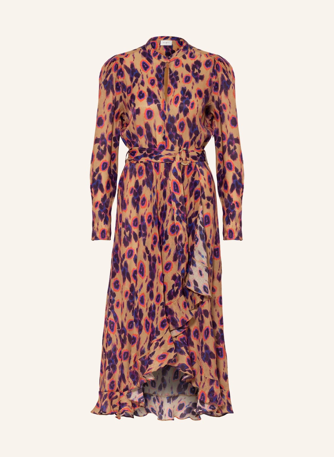 Image of dante6 Kleid Damé In Wickeloptik violett