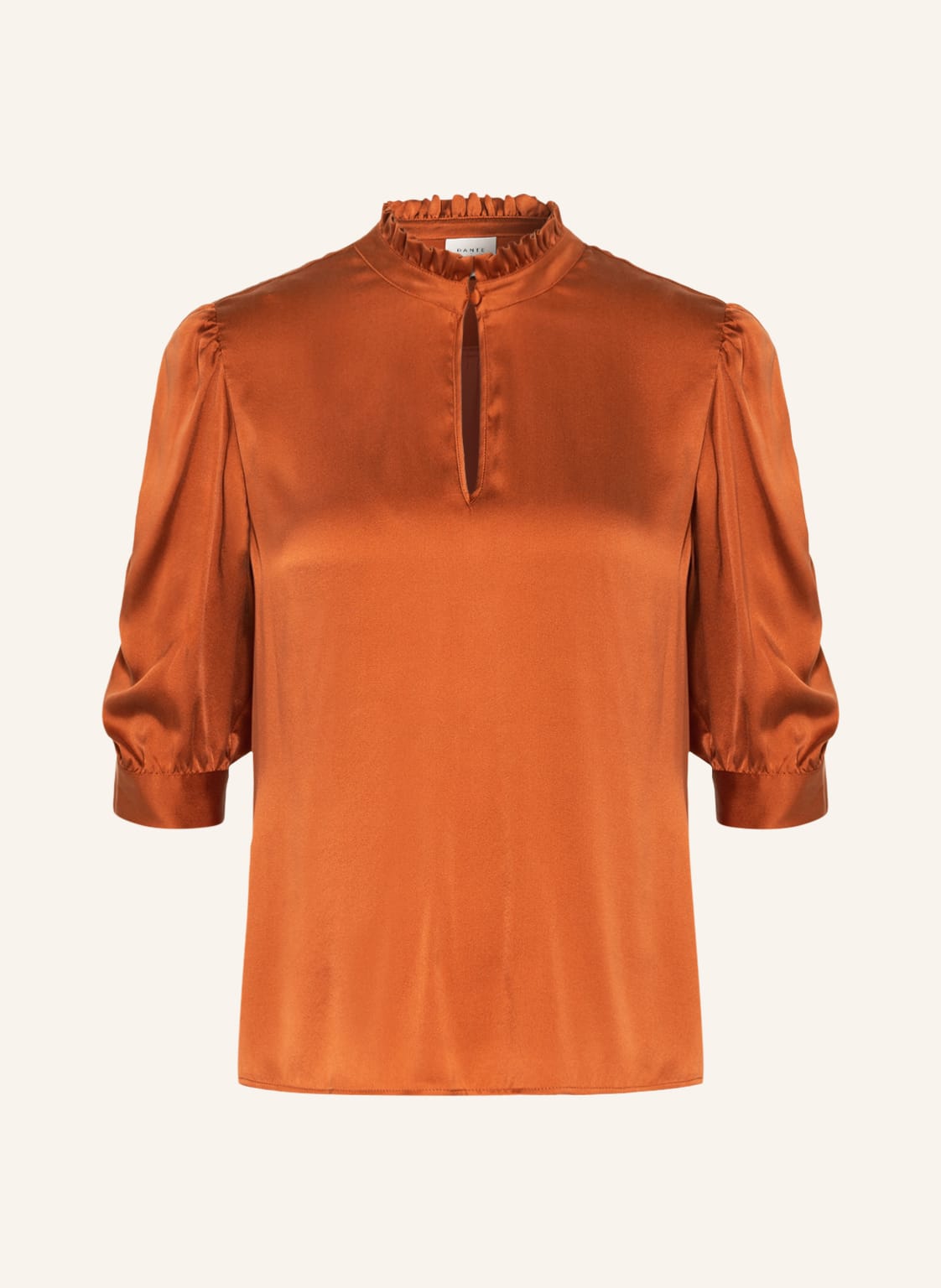 Image of dante6 Blusenshirt Mardé Aus Seide orange