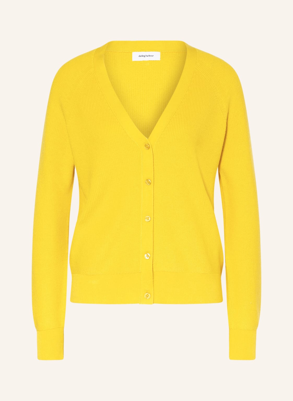 Image of Darling Harbour Strickjacke gelb