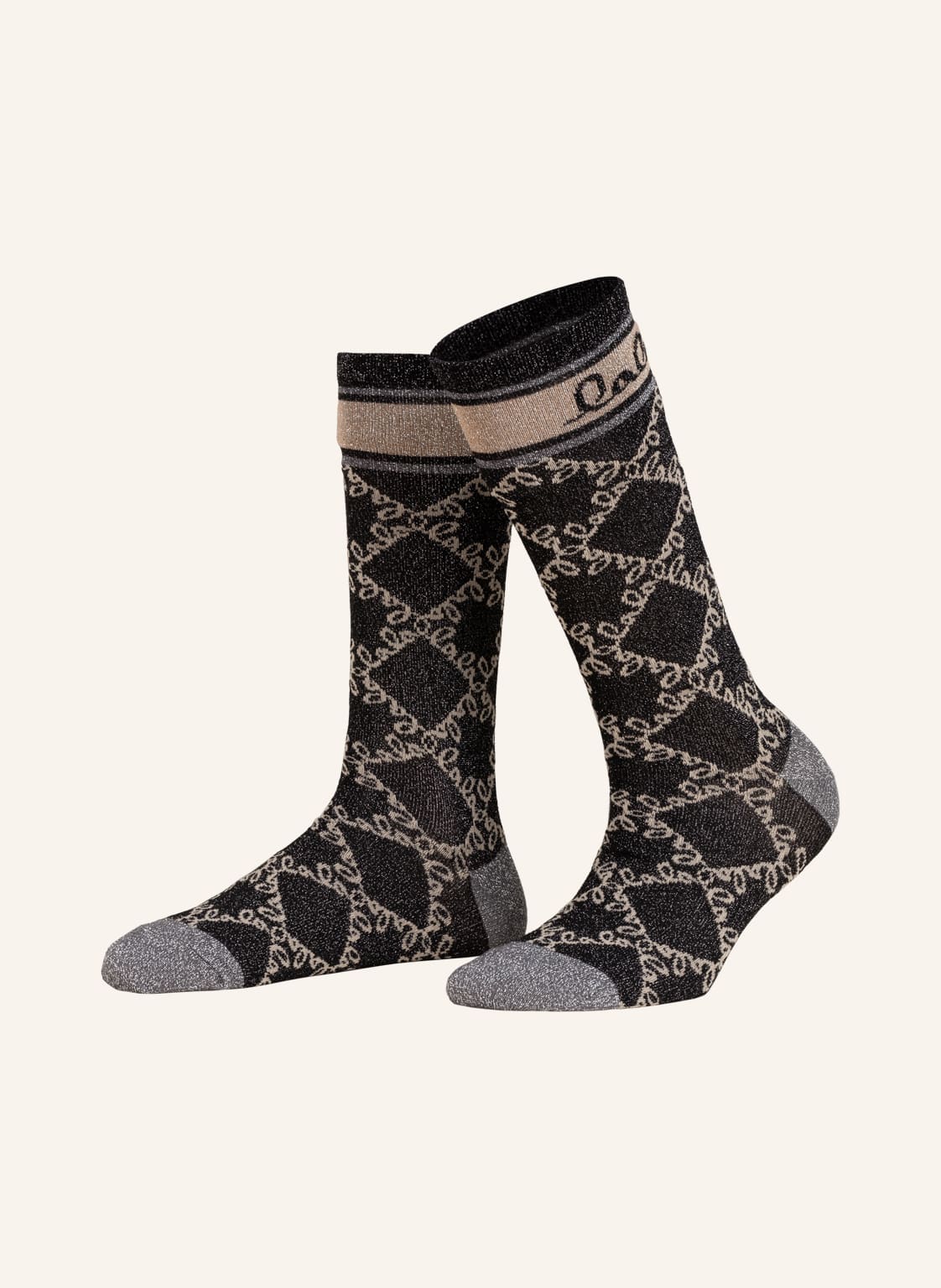 Image of Lala Berlin Strümpfe Aske Mit Glitzergarn schwarz