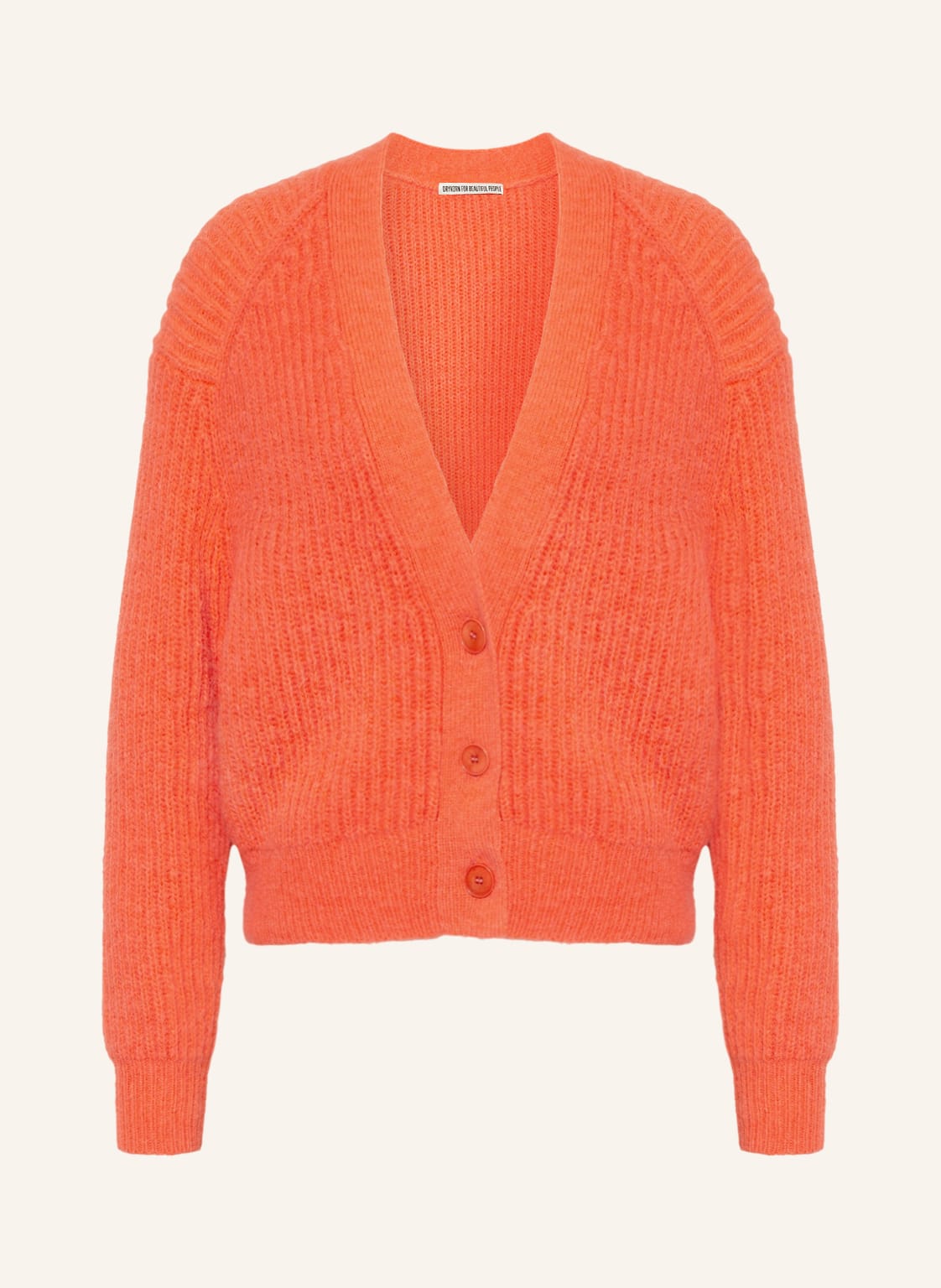 Image of Drykorn Strickjacke Sidaly Mit Alpaka orange