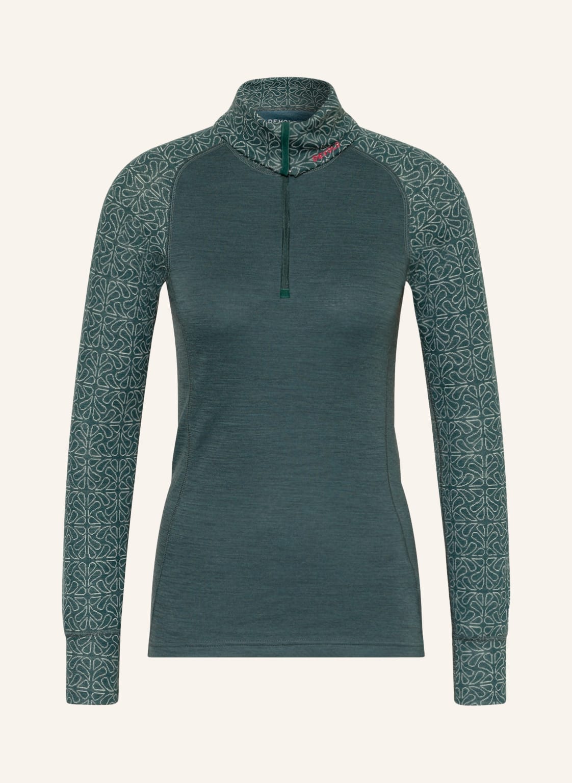 Image of Devold Funktionswäsche-Shirt Duo Active Merino 200 Aus Merinowolle gruen