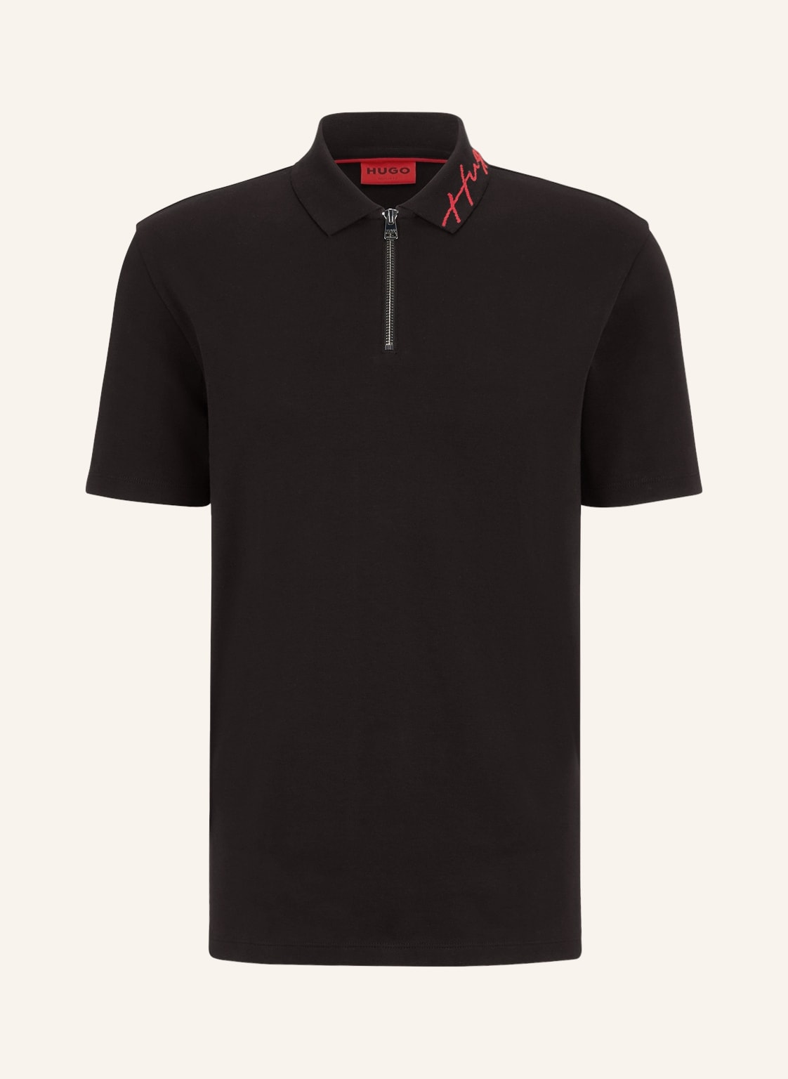 Image of Hugo Jersey-Poloshirt Dolm Regular Fit schwarz