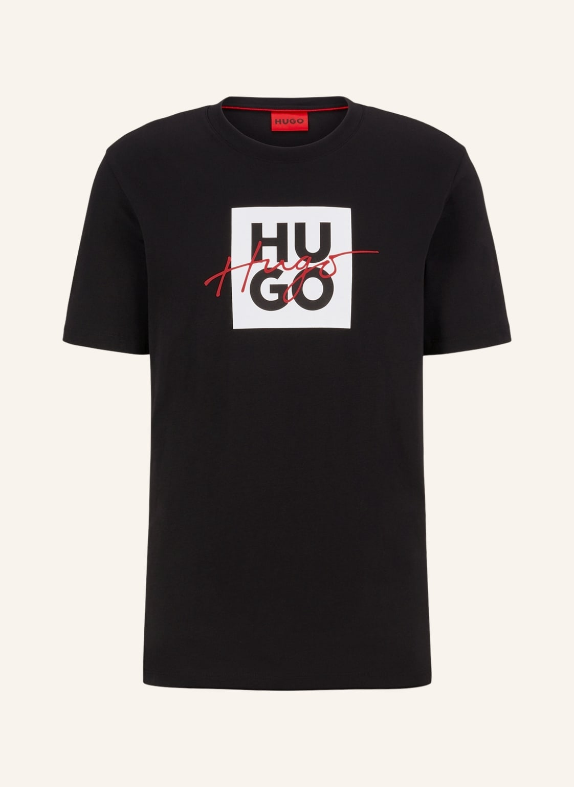 Image of Hugo T-Shirt Dalpaca schwarz