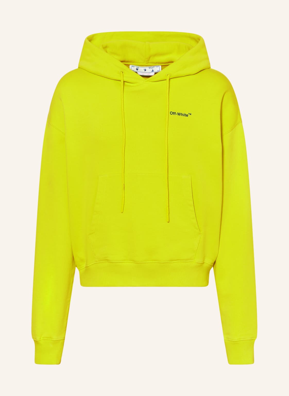 Image of Off-White Hoodie Caravaggio Arrows gruen