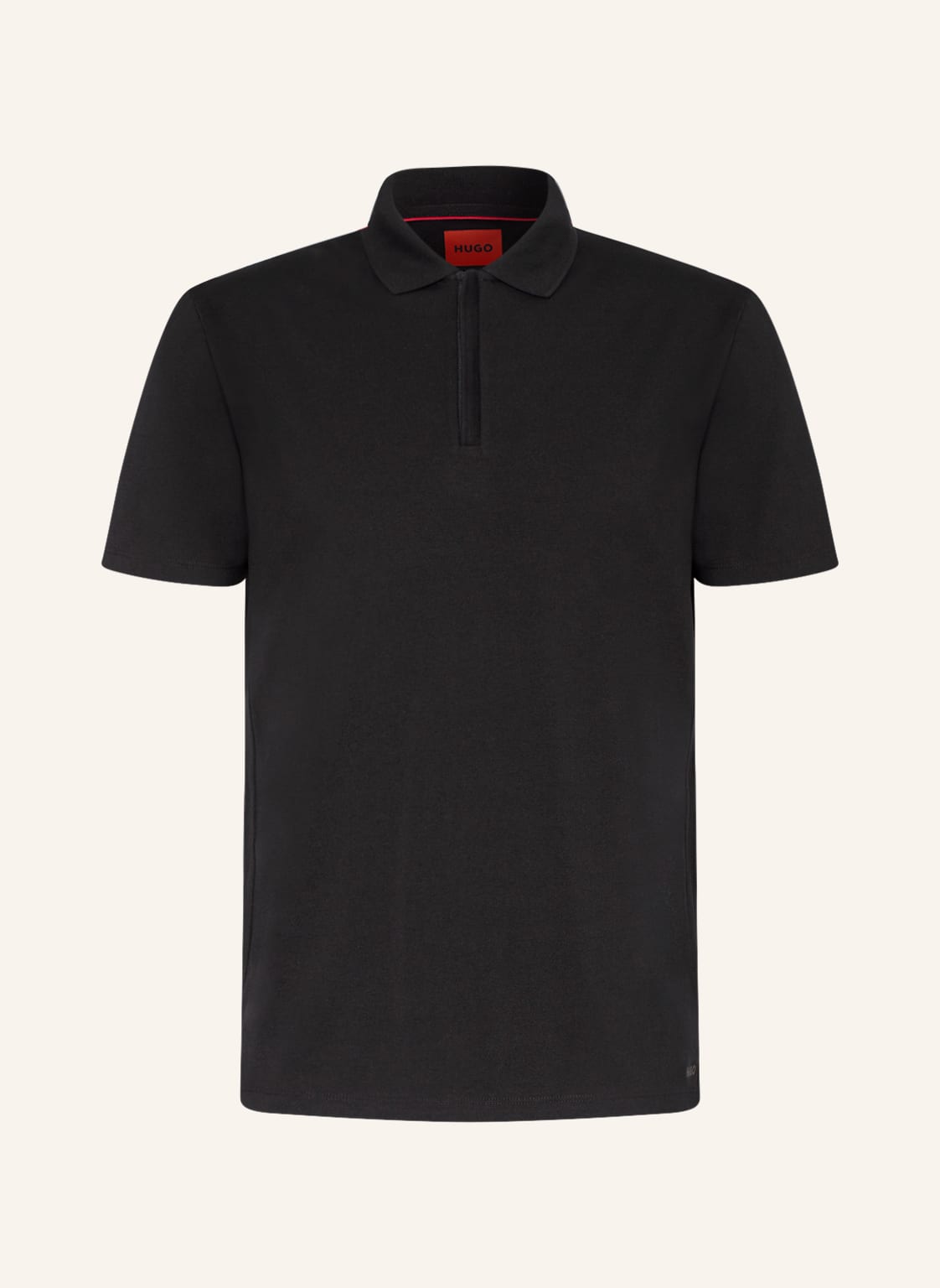 Image of Hugo Jersey-Poloshirt schwarz
