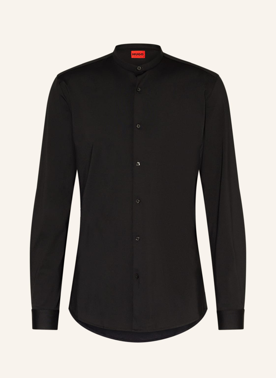 Image of Hugo Jerseyhemd Enrique Performance Extra Slim Fit schwarz