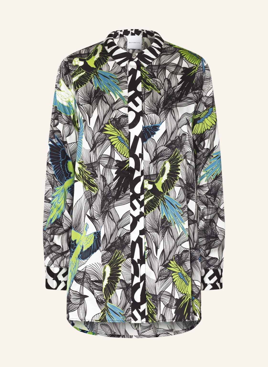 Image of Delicatelove Hemdbluse Boli schwarz