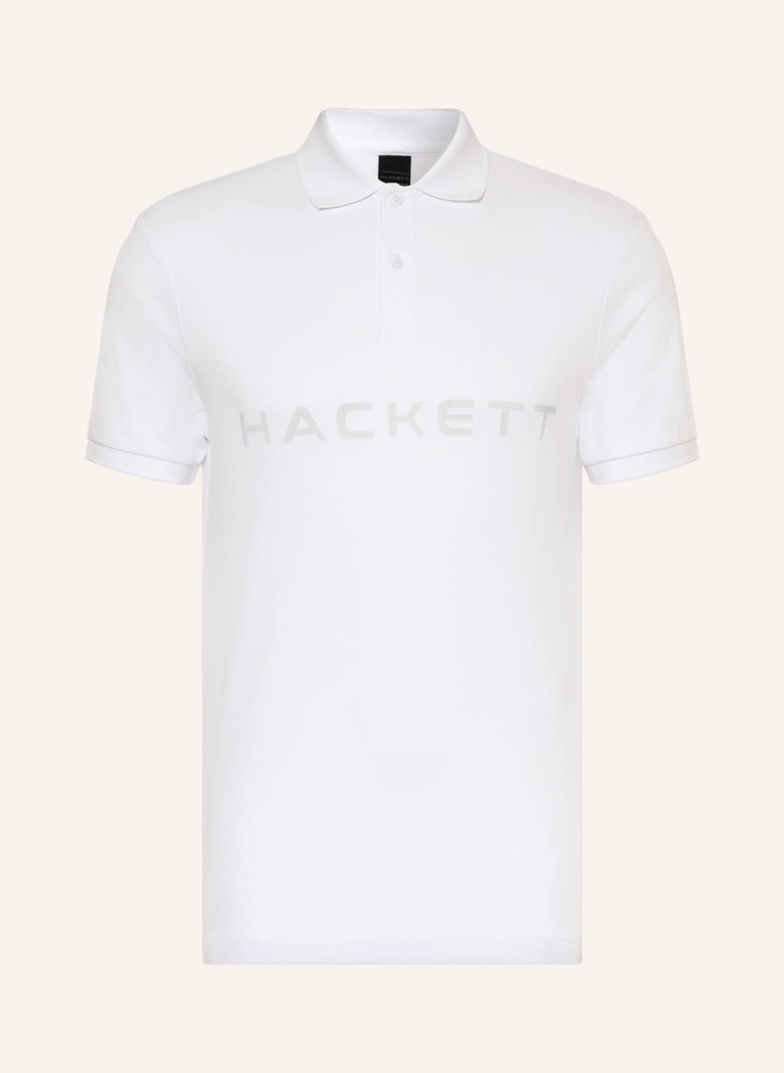 Image of Hackett London Jersey-Poloshirt weiss