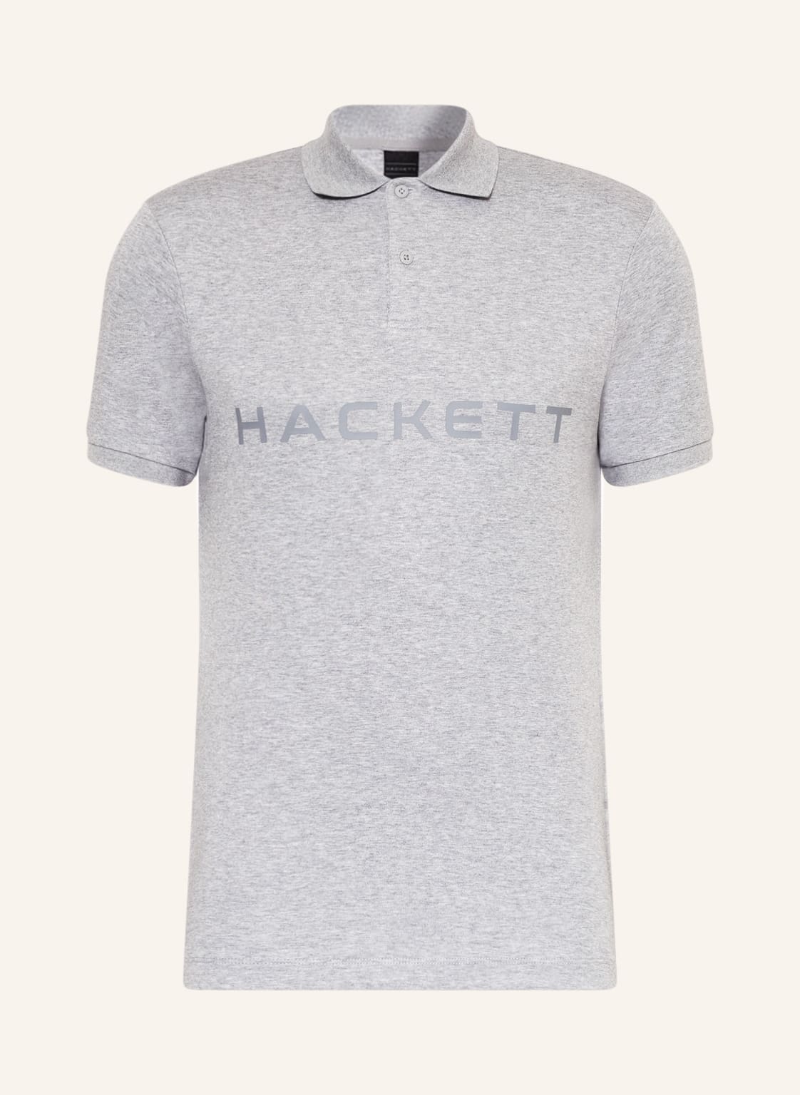 Image of Hackett London Jersey-Poloshirt grau