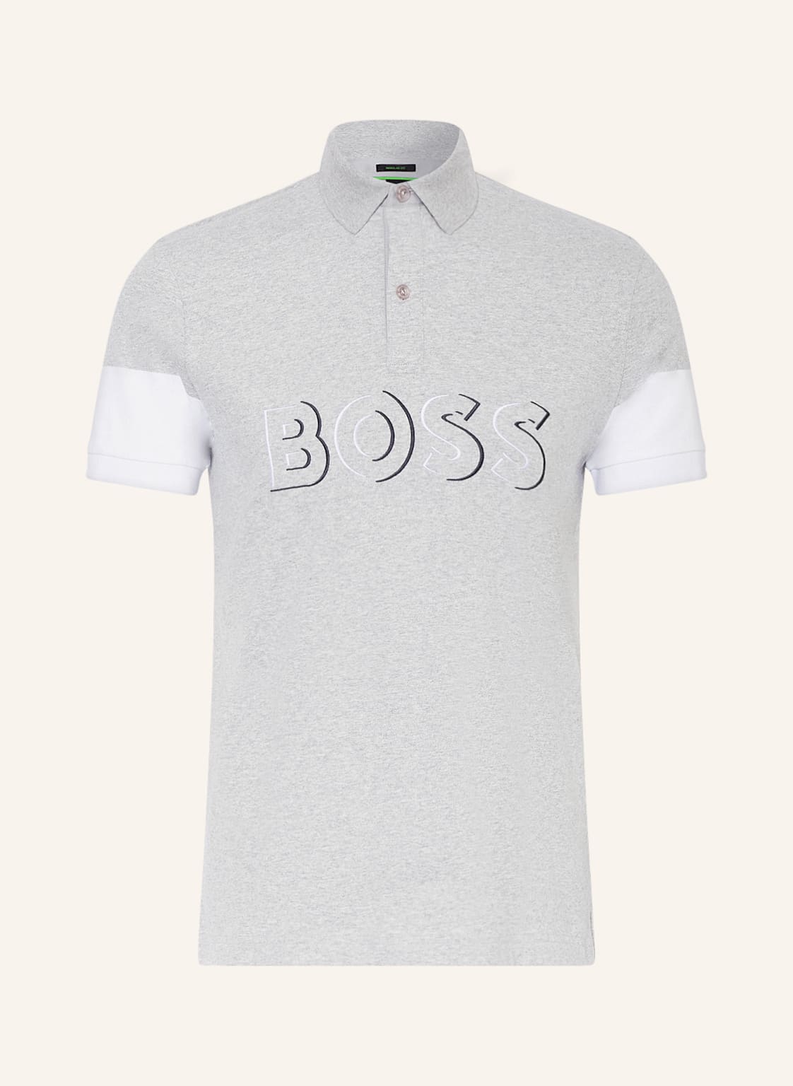Image of Boss Jersey-Poloshirt Pavel Regluar Fit grau