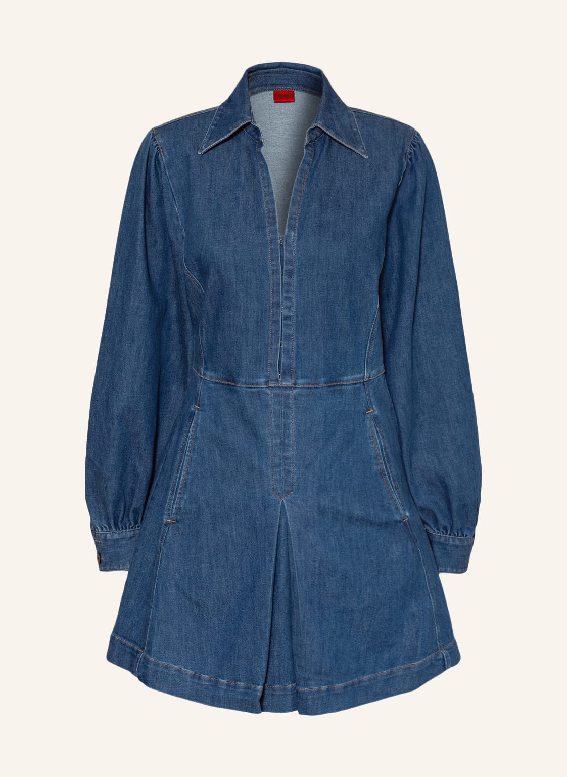 Image of Hugo Jeanskleid Keope blau